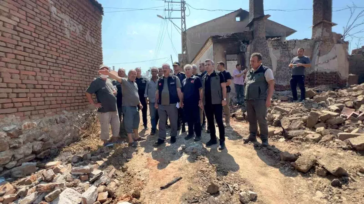Çanakkale’de Yangın Hasar Tespiti Başladı